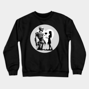 Robot Human Love Crewneck Sweatshirt